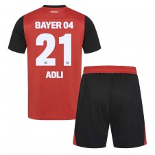 Bayer Leverkusen Amine Adli #21 Hjemmedraktsett Barn 2024-25 Kortermet (+ korte bukser)